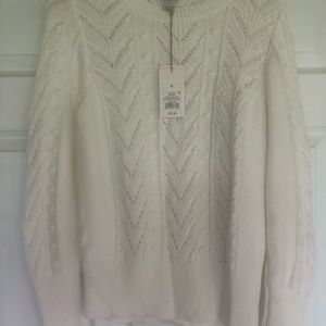 Long sleeve pull over sweater